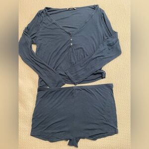 Victoria Secret Ribbed Sleep Set